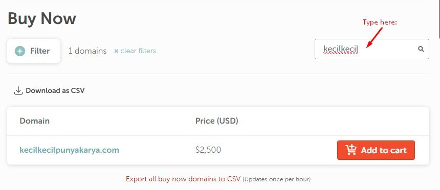 Type KecilKecilPunyaKarya.com to purchase this domain